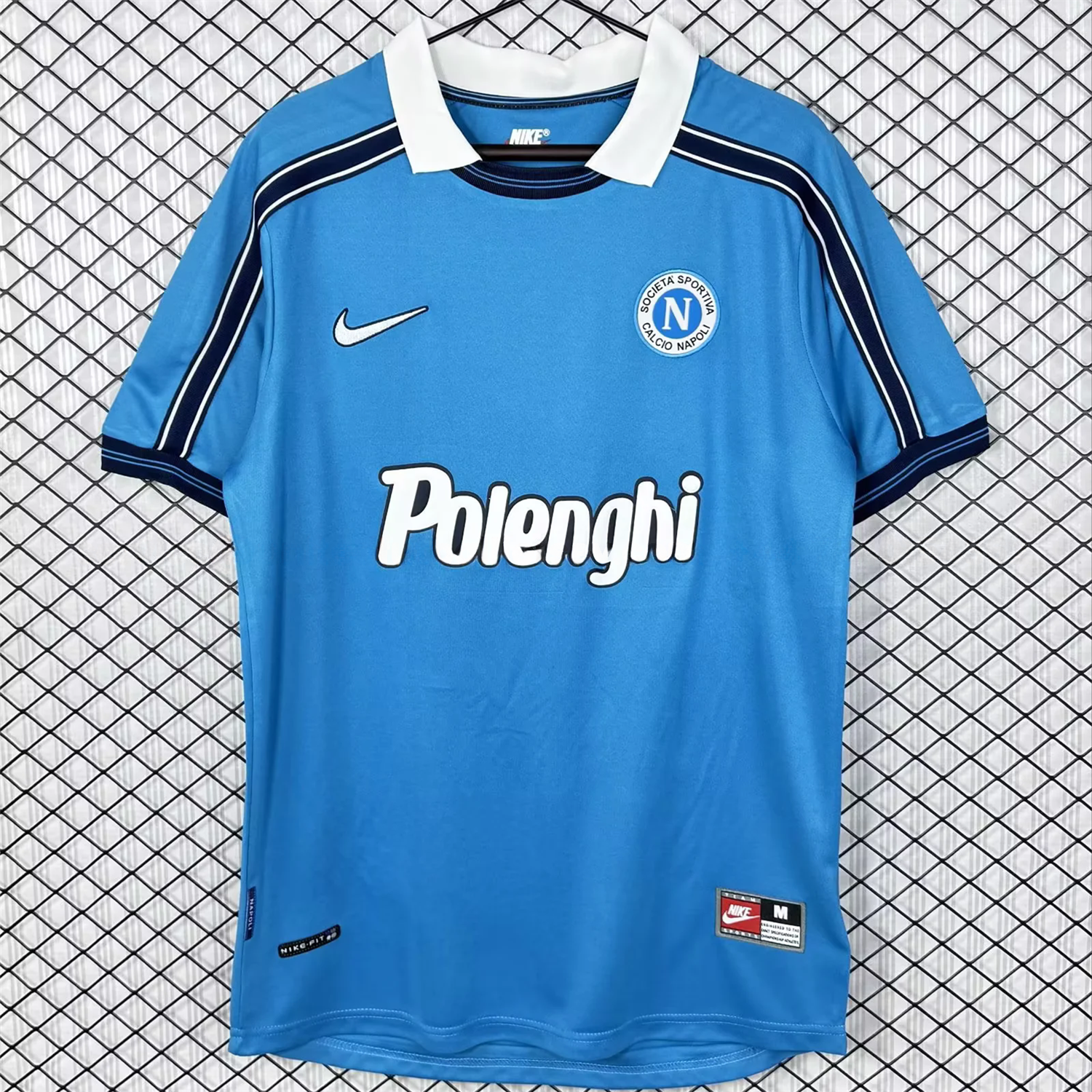 Retro Napoli 1998-99 Home Blue Jersey - ReplicasJersey