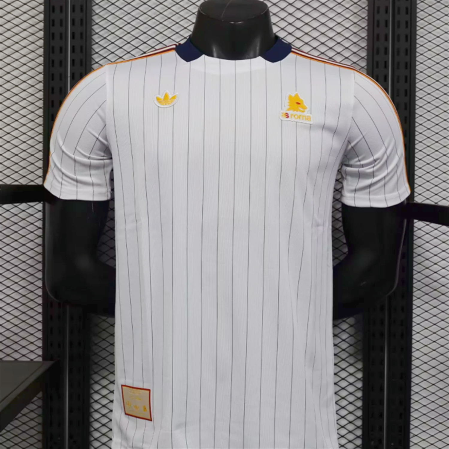 AS Roma 25-26 Icon Travel Special Edition White Jersey - Player Version - ReplicasJersey