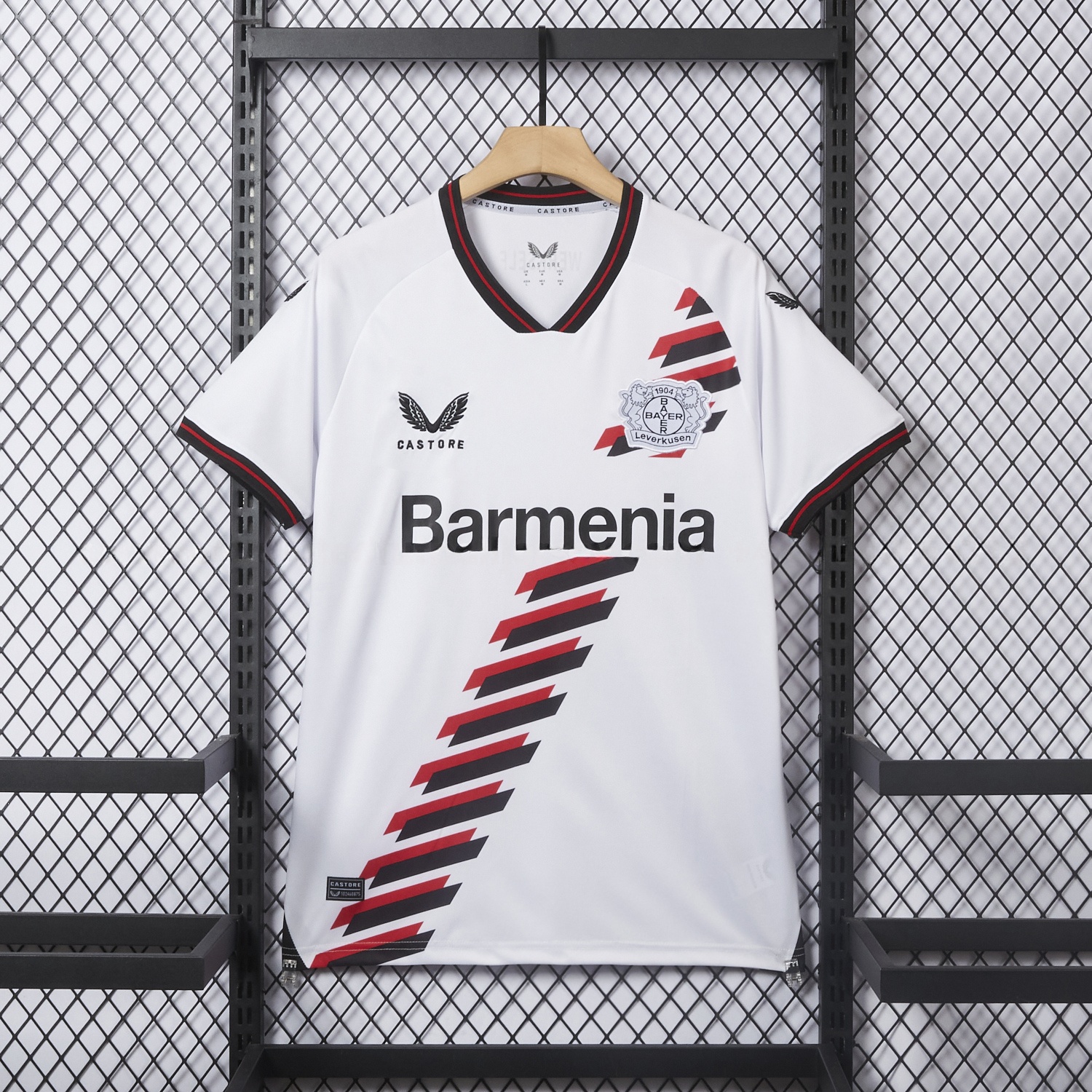 Retro Bayer 04 Leverkusen 23-24 Away Jersey - ReplicasJersey