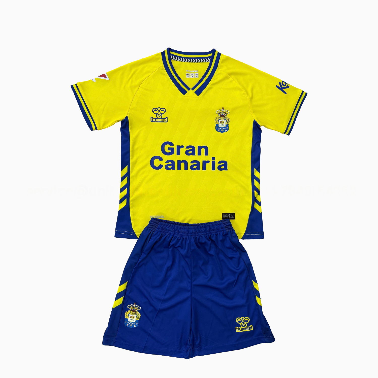 Las Palmas 25-26 Home Men's Adult Jersey Set - Fans Version - ReplicasJersey