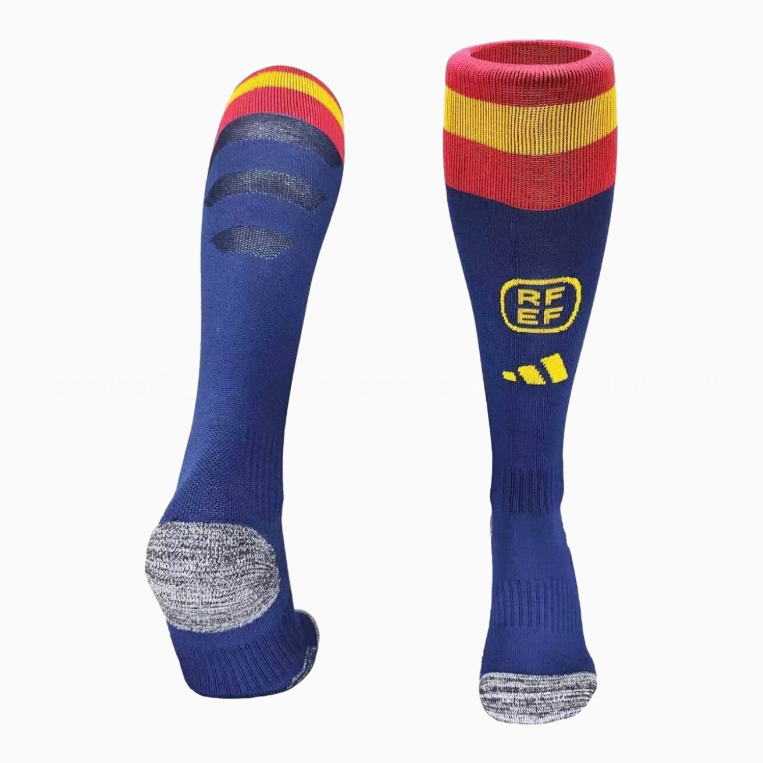 Spain 2026 Home Socks - Blue - ReplicasJersey