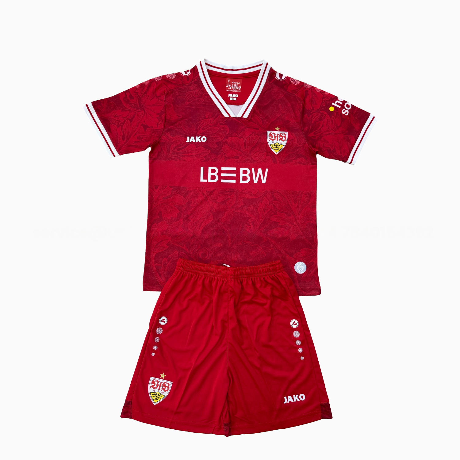 Stuttgart 25-26 Away Men's Adult Jersey Set - Fans Version - ReplicasJersey