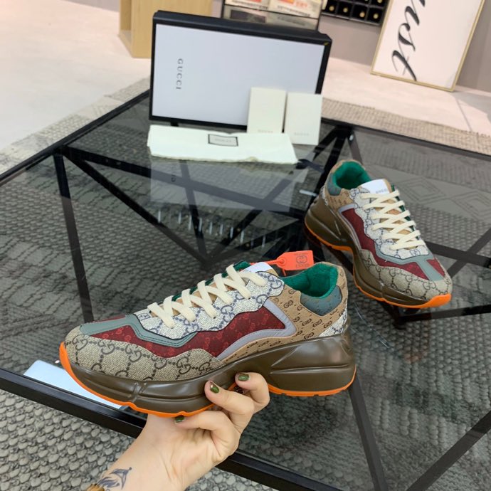 Gucci GG Rhytoni  Brown red gray