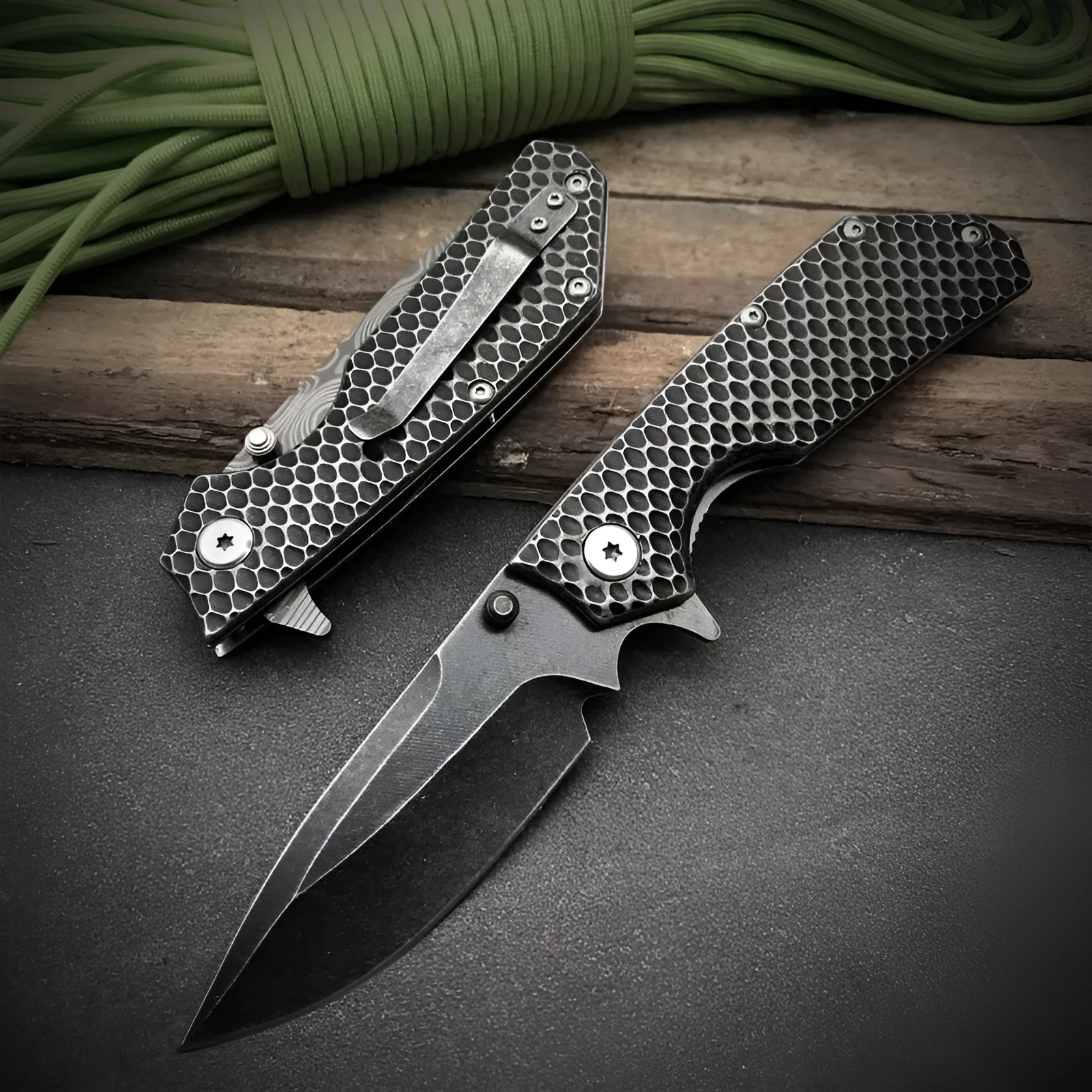 Echo Flipper knife - brick-bond
