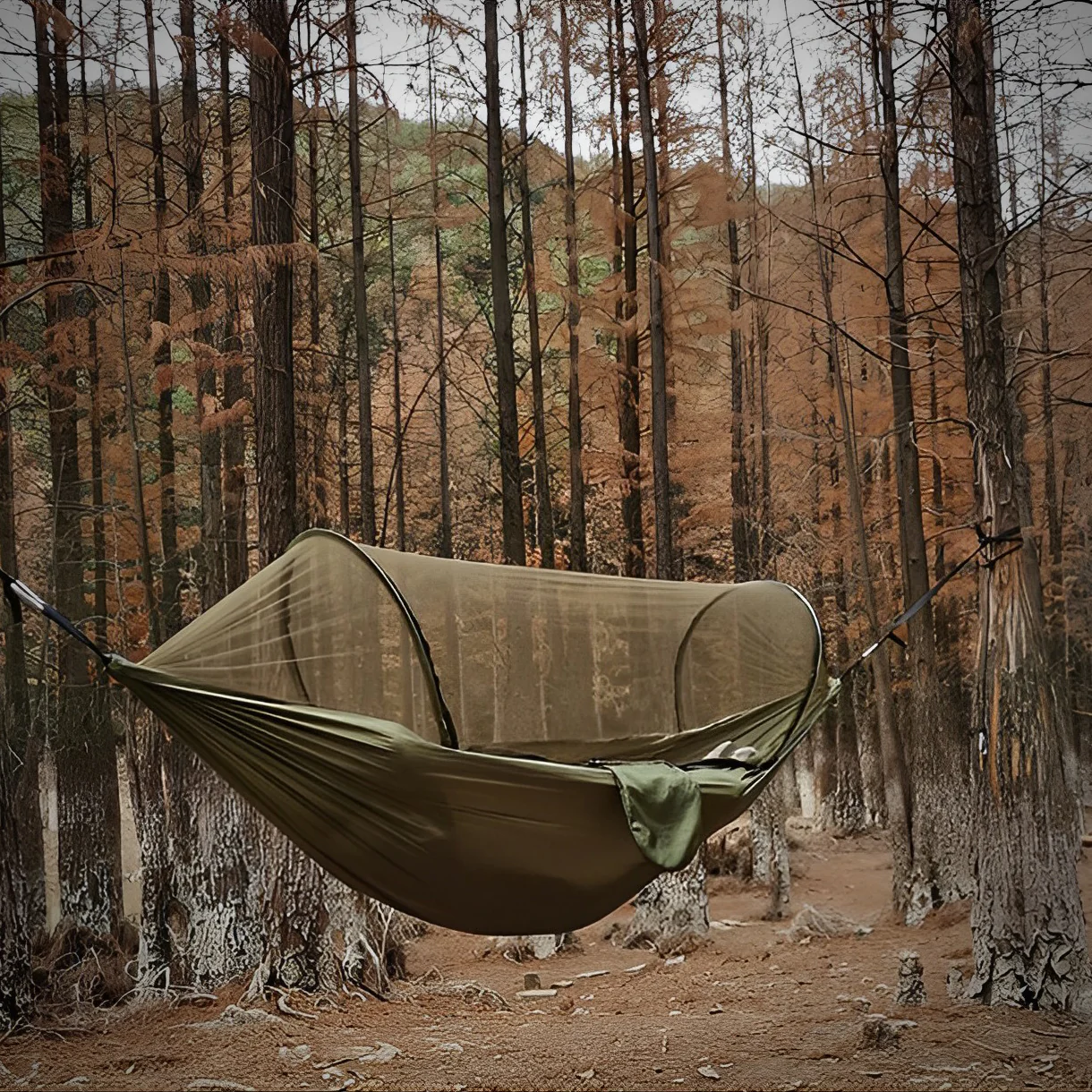 WildNet Solo hammock - brick-bond