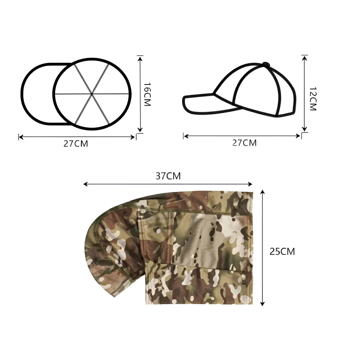 CamoGuard cap and mask - Jackkk