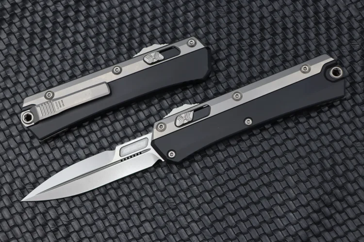 ✨Christmas Special - Up to 85% OFF🎅-Glykon OTF Automatic Knife Black Al + Ti (3.75 - Jackkk
