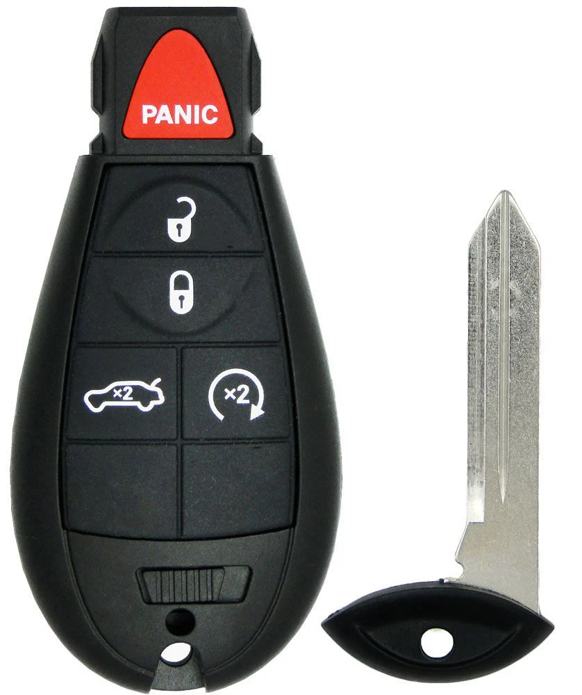 2015 Dodge Dart Remote Key Fob w/ Engine Start - Refurbished - Car key replacement and upgrad