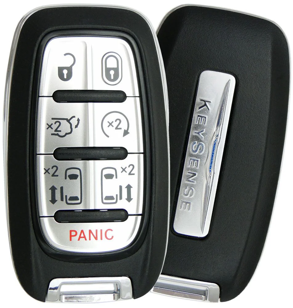 2018 Chrysler Pacifica Smart Remote Key Fob with KeySense - Car key replacement and upgrad