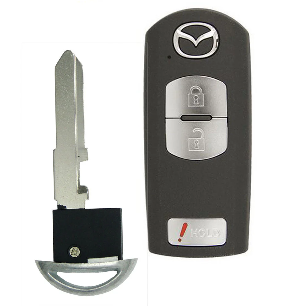2011 Mazda 3 Hatchback Smart Remote Key Fob - Car key replacement and upgrad